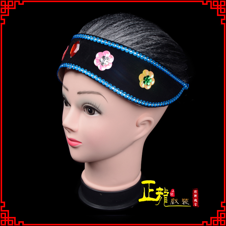 沧老旦媒婆穷老太婆假发套 老旦头套