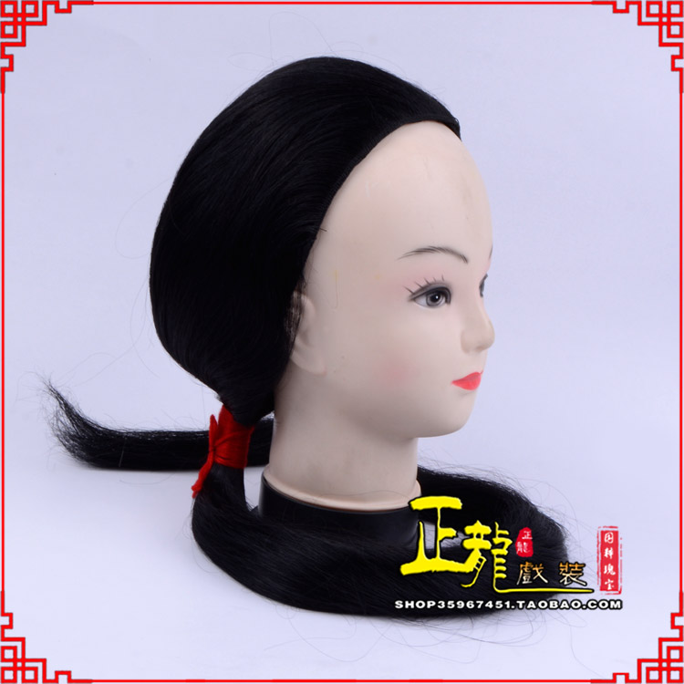 沧古装影视演出头套花旦假发 真发古装发