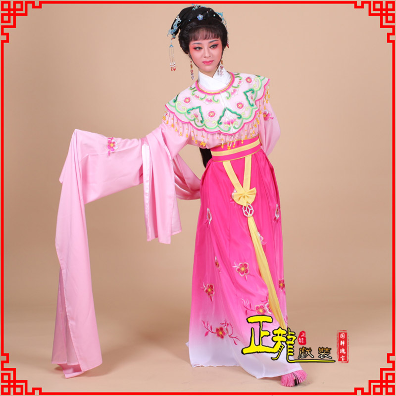 沧水袖青衣练功花旦服 梅花古装衣