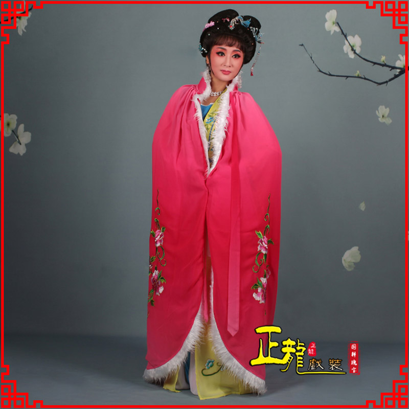 沧小花旦绣花斗篷 花旦披风