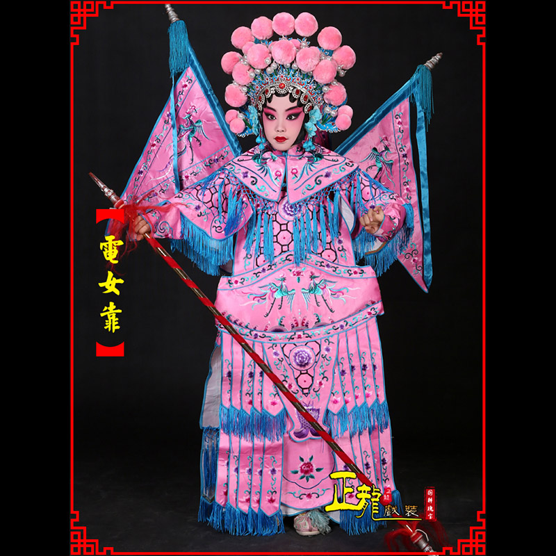 沧京剧戏曲演出服装穆桂英挂帅 电女靠