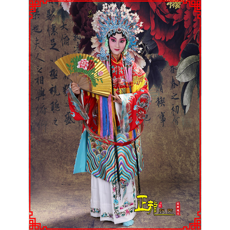 沧凤袍杨贵妃贵妃醉酒 软绉团凤女蟒